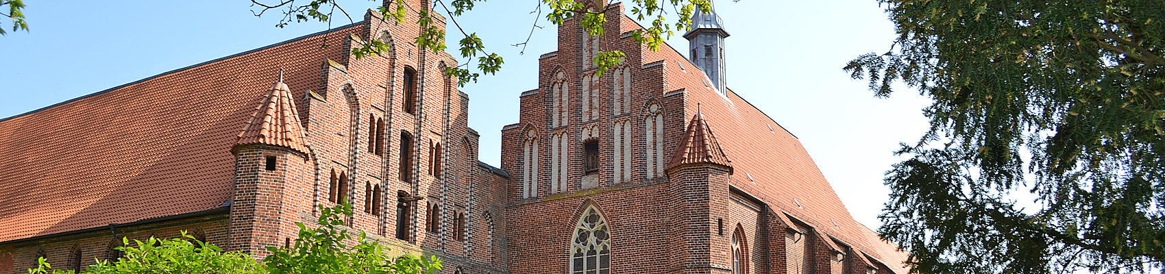 Die Giebel des Klosters Wienhausen bei Celle. Foto: Click im Kloster Wienhausen